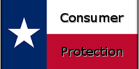 Consumer protection state of texas logo